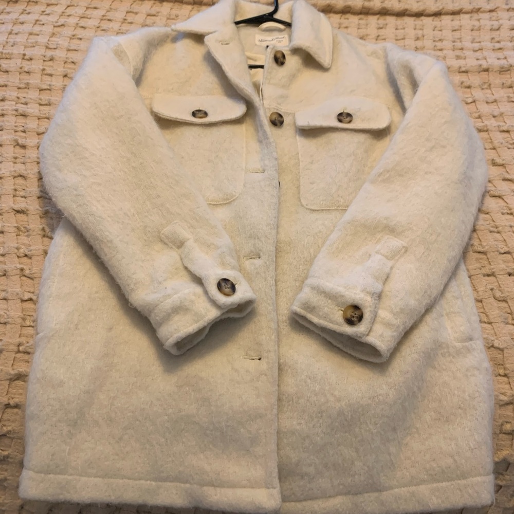 Universal Thread Cream Coat - XS